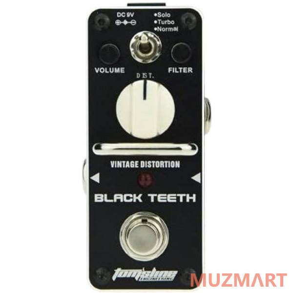 Tomsline ABT-3 Педаль эффектов BLACK TEETH Vintage Distortion