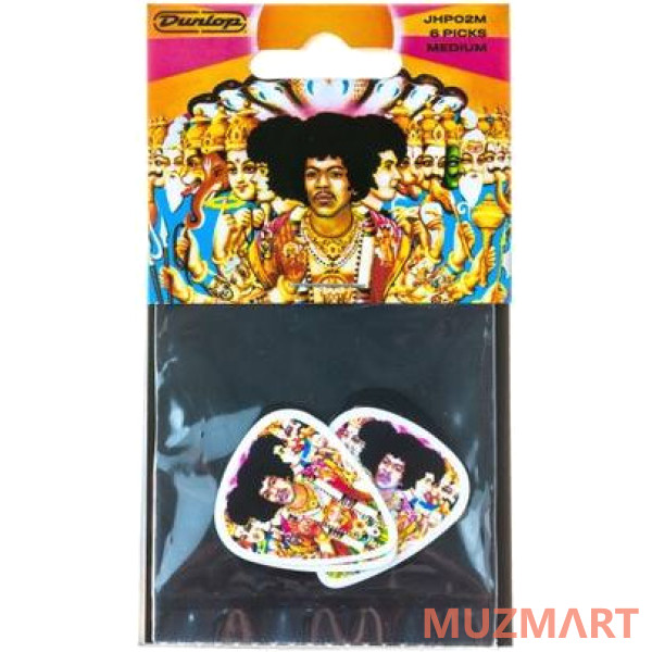 Dunlop HENDRIX BOLD AS LOVE-6/PLYPK Набор медиаторов, 6 шт