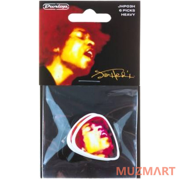 Dunlop HENDRIX ELECTRIC LADYLAND-6/PLYPK Набор медиаторов, 6 шт