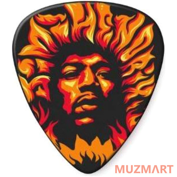 Dunlop HENDRIX VOODOO FIRE-6/PLYPK Набор медиаторов, 6 шт