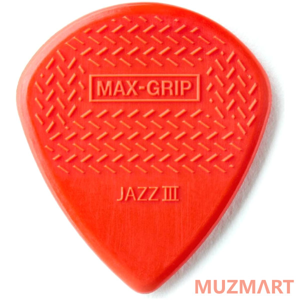 Dunlop NYL MAX GRIP JZ-6/PLYPK Медиаторы нейлоновые 1,38 красные