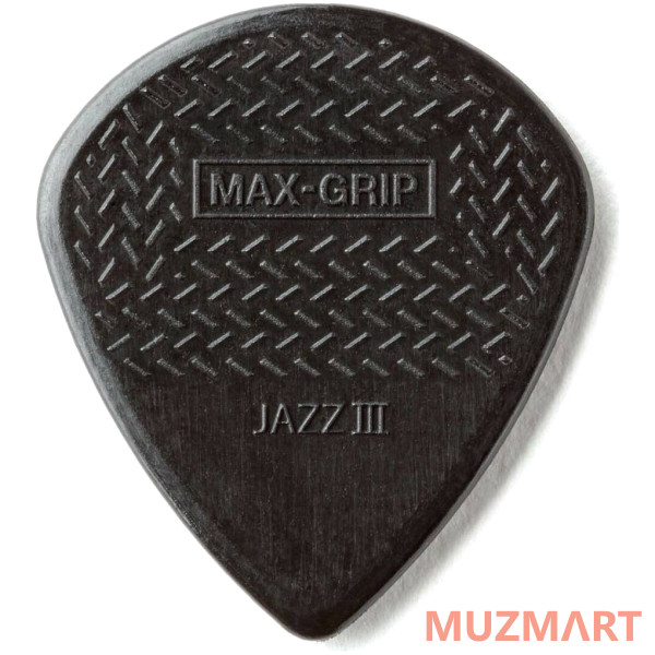Dunlop NYL MAX GRIP JZ-6/PLYPK медиаторы нейлоновые 1,38 черные