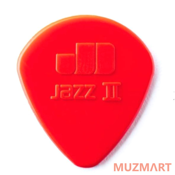 Dunlop NYLON JAZZ-6/PLYPK Медиаторы нейлоновые 1,18 красные