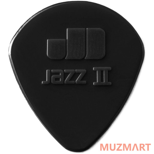 Dunlop NYLON JAZZ-6/PLYPK Медиаторы нейлоновые 1,38 черные