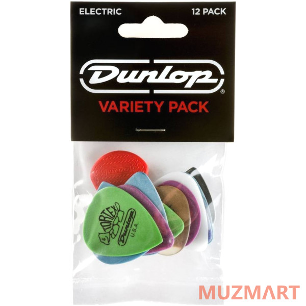 Dunlop PICK ELECTRIC VAR PK-12/PLYPK Набор медиаторов