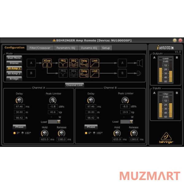 Behringer NU1000DSP Усилитель мощности