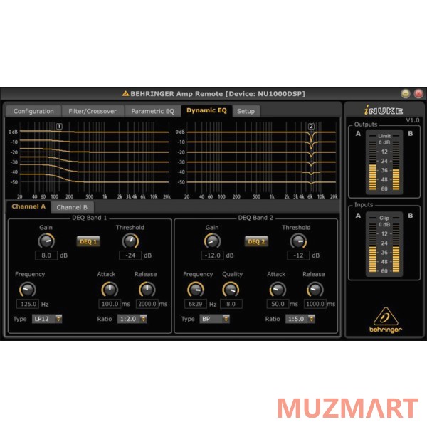 Behringer NU1000DSP Усилитель мощности