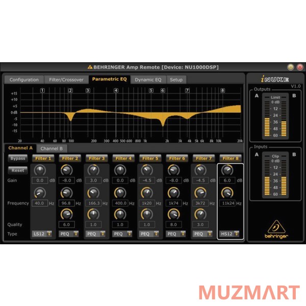 Behringer NU1000DSP Усилитель мощности
