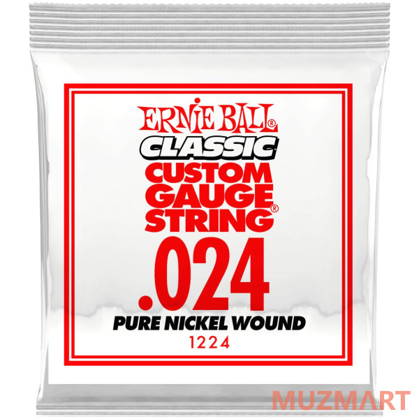 Ernie Ball 1224 Одиночная струна для электрогитары