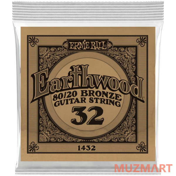 Ernie Ball 1432 Одиночная струна для электрогитары