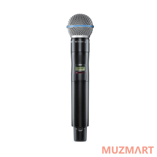 Shure AXIENT AD2/B58 Ручной передатчик с капсюлем BETA58
