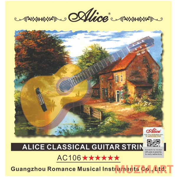 Alice AC106-N Струны для классической гитары