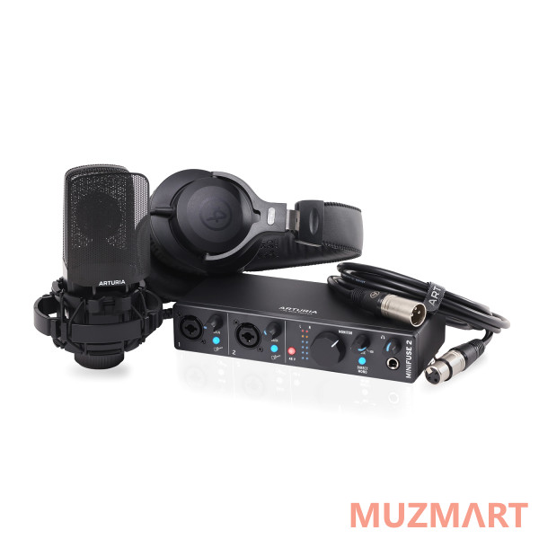 Arturia MiniFuse Recording Pack Black Комплект для звукозаписи