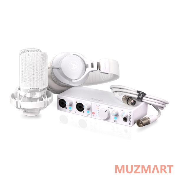 Arturia MiniFuse Recording Pack White Комплект для звукозаписи