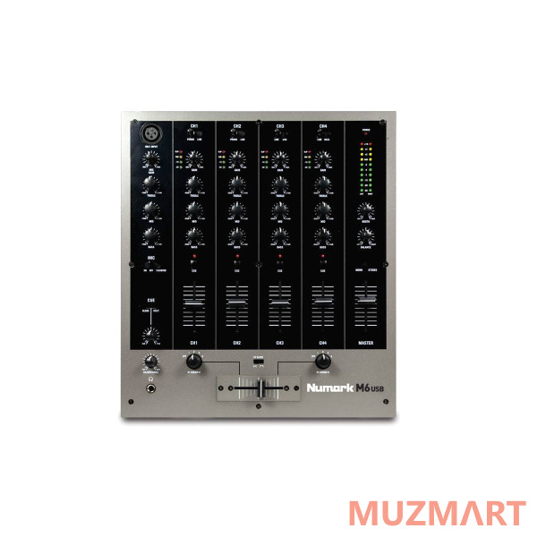 Numark M6 USB 4-х канальный DJ-микшер с USB интерфейсом