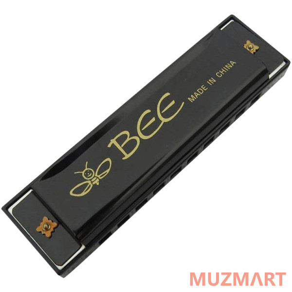 BEE DF10A-1 BLACK Диатоническая губная гармошка