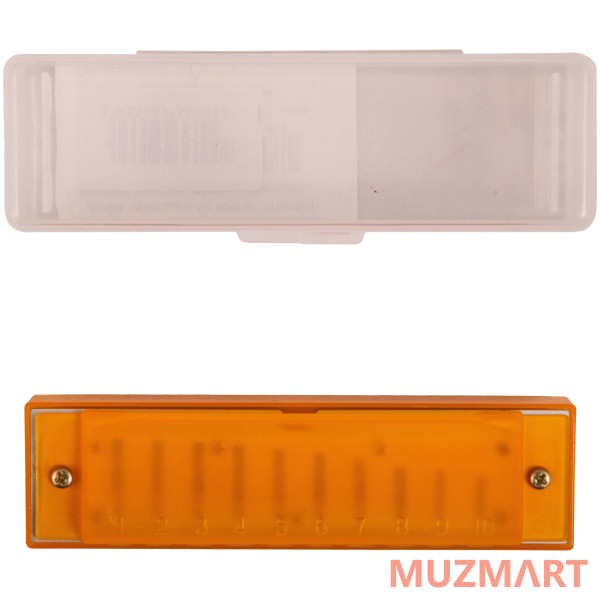 BEE DF10A-3 ORANGE Диатоническая губная гармошка