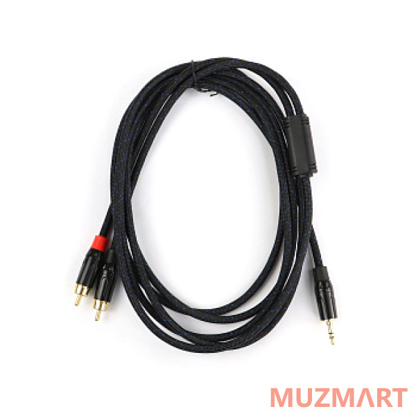 AuraSonics J35Y2RCA-3 Аудио Y-кабель jack 3.5 - 2 x RCA, 3м