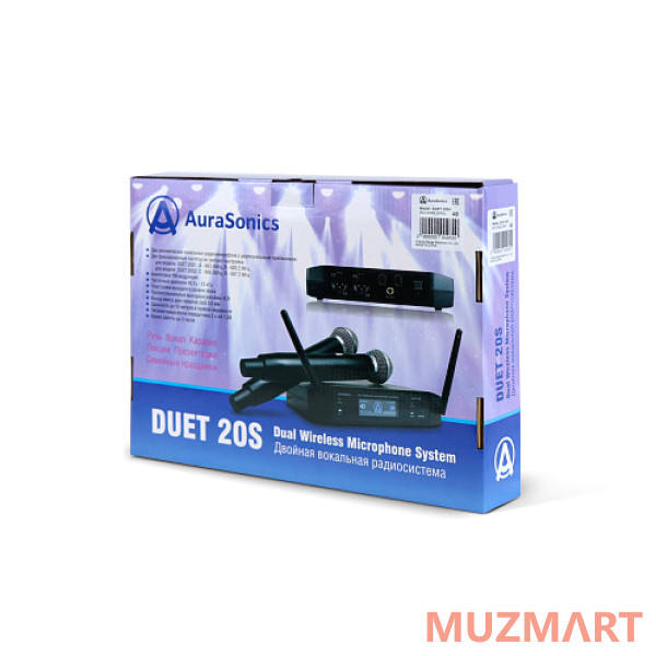 AuraSonics DUET 20S2 Двойная радиосистема с ручными передатчиками