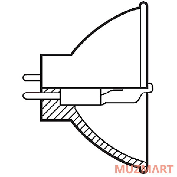 Osram 64637 Лампа зеркальная 12V/100W