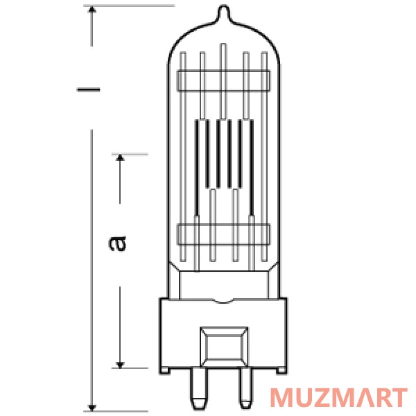 Osram 64673 Лампа галогенная 230V/300W