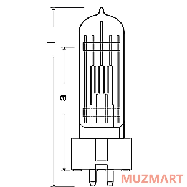 Osram 64744 Лампа театральная 230V/1000W