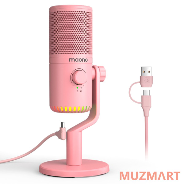 Maono DM30 (pink) Конденсаторный USB микрофон