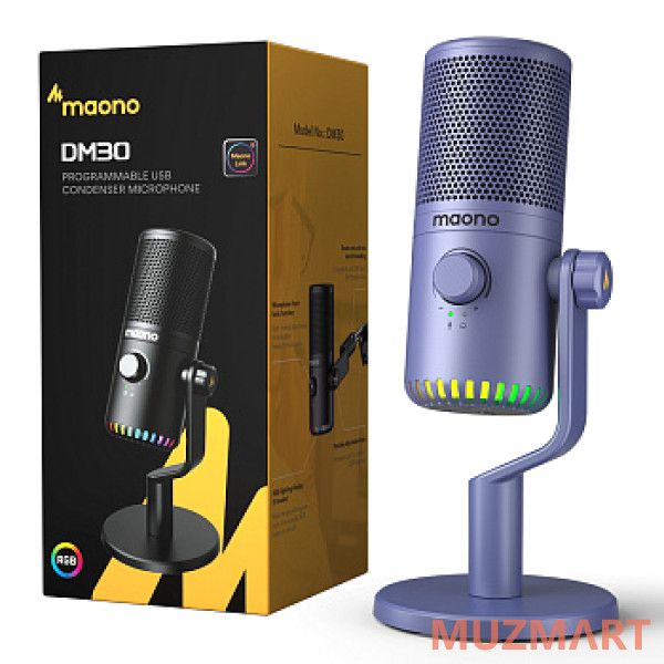 Maono DM30 (purple) Конденсаторный USB микрофон