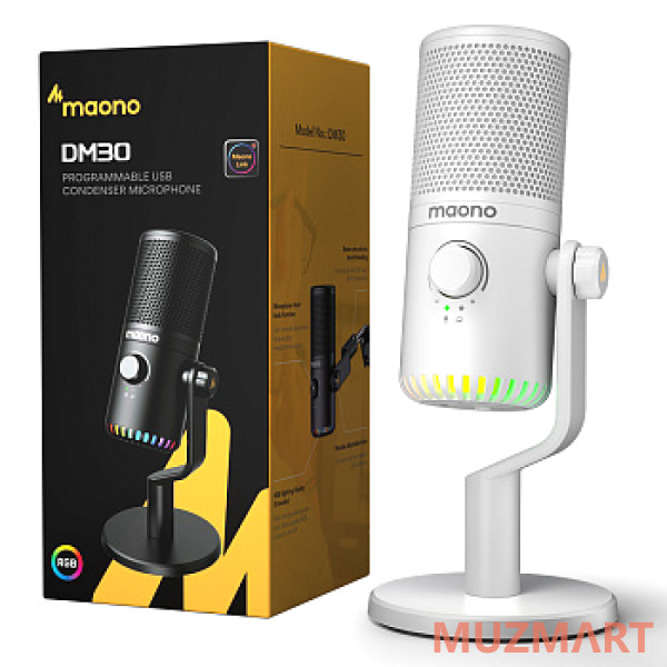 Maono DM30 (white) Конденсаторный USB микрофон