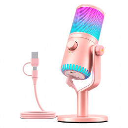 Maono DM30RGB (pink) Конденсаторный USB микрофон
