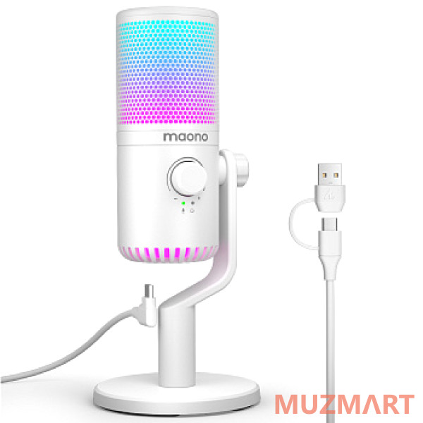 Maono DM30RGB (white) Конденсаторный USB микрофон