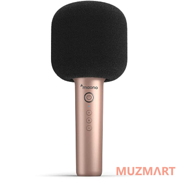 Maono MKP100 (champagne gold) Караоке микрофон с bluetooth