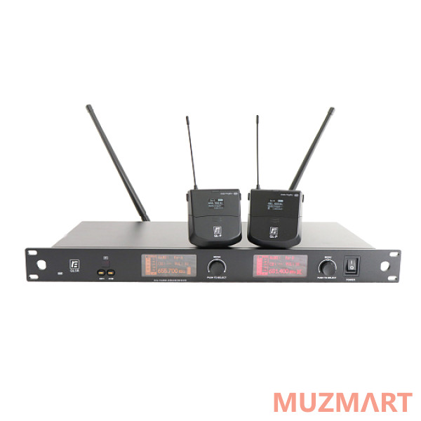 RFIntell QL5R/QL-P-B 720,500-754,000 МГц Двухканальная радиосистема