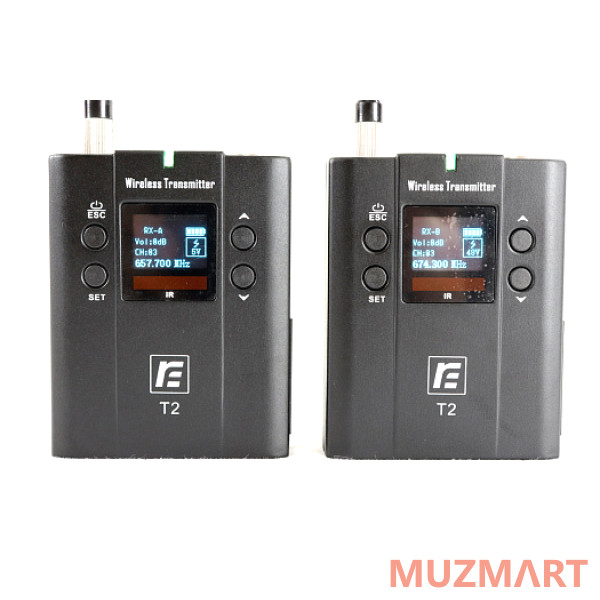 RFIntell QL7R/T2-B 720,500-754,000 МГц 2-канальная радиосистема