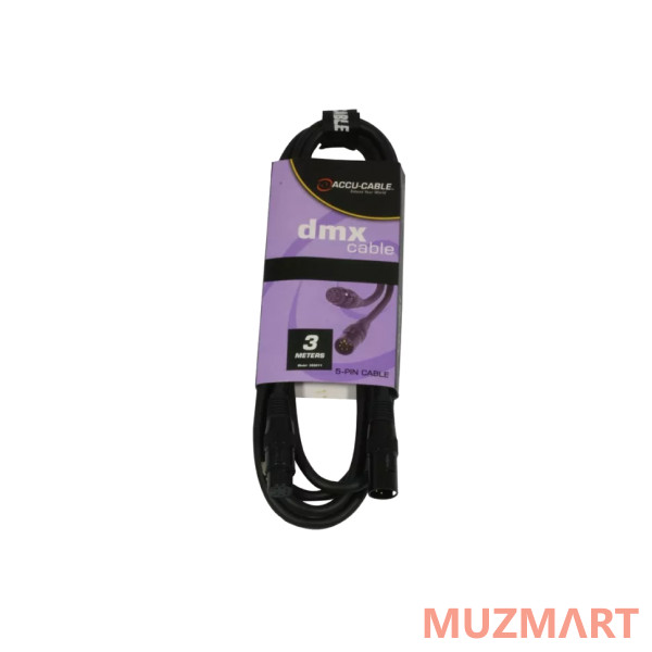 American DJ AC-DMX5/3 - 5 p. XLR m/5 p. XLR f 3m DMX Кабель