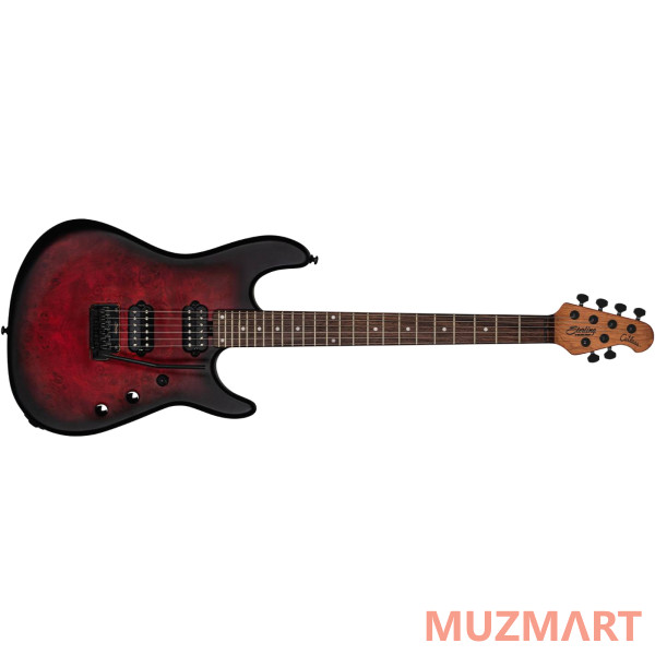 Sterling by Music Man JASON RICHARDSON SIGNATURE DARK SCARLET BURST SATIN Электрогитара