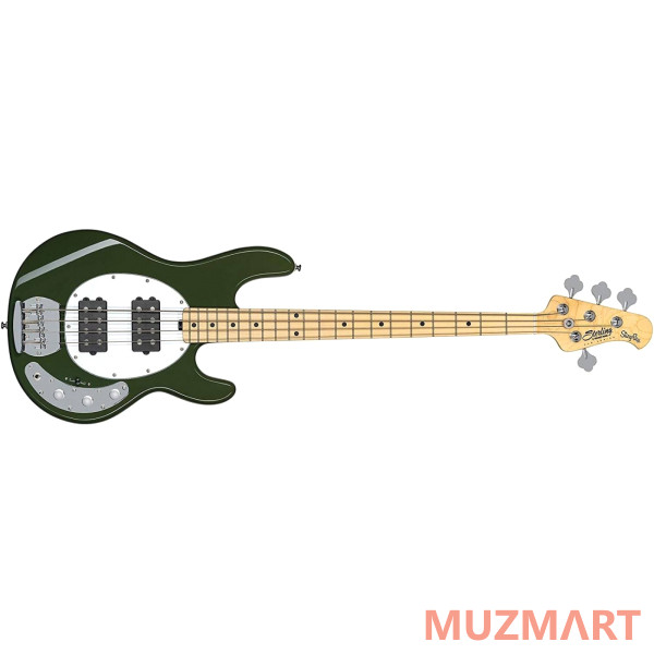 Sterling by Music Man STINGRAY HH OLIVE Бас-гитарa