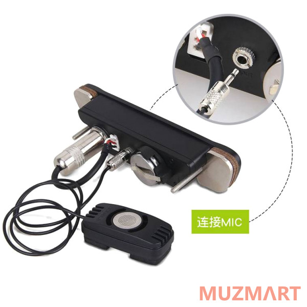 X2 DOUBLE CJ01L Звукосниматель для кахона