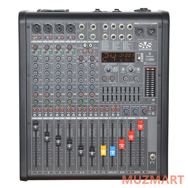 SVS Audiotechnik PM-8A Активный аналоговый микшерный пульт