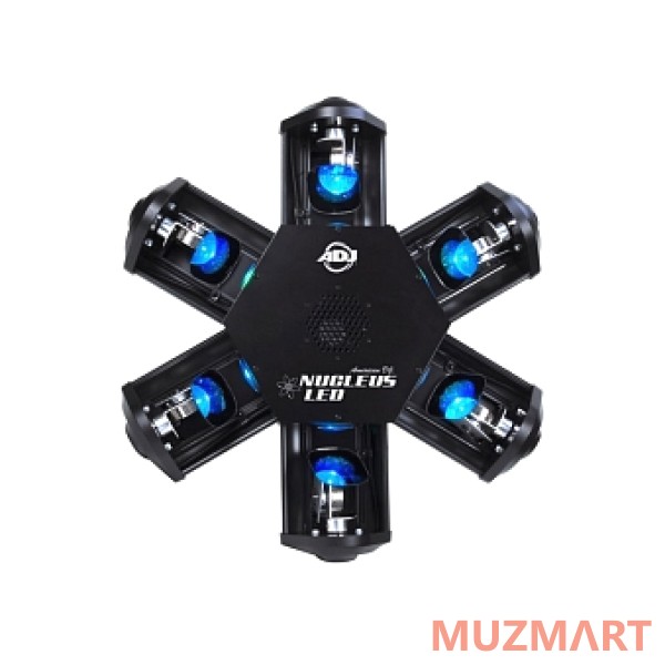 American DJ Nucleus Led Светодиодный прибор с шестью сканирующими головами