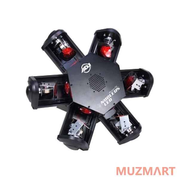 American DJ Nucleus Led Светодиодный прибор с шестью сканирующими головами