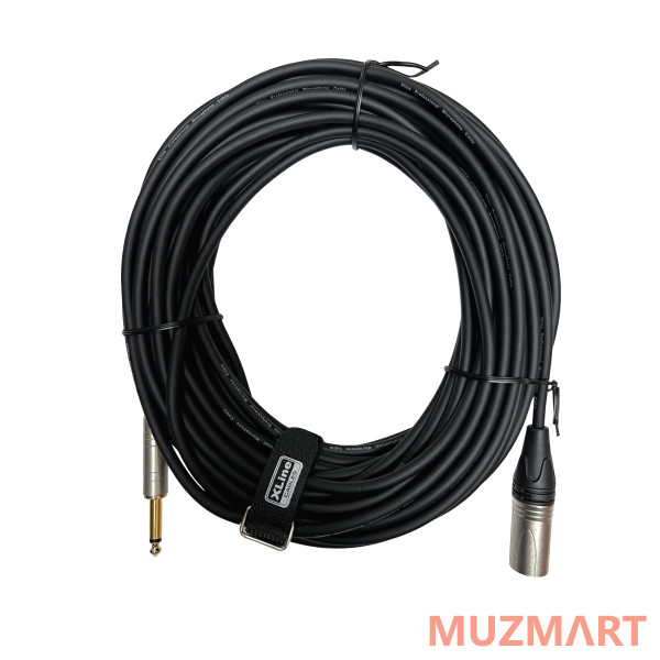 XLine Cables RMIC XLRM-JACK 20 Кабель микрофонный XLR 3 pin male - JACL 6.3 mono, 20м
