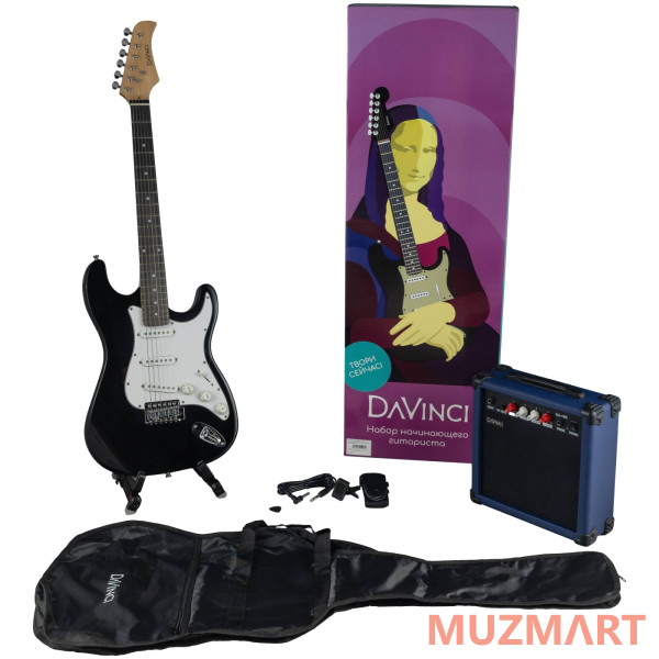 Davinci SET-100 BK Электрогитара в наборе
