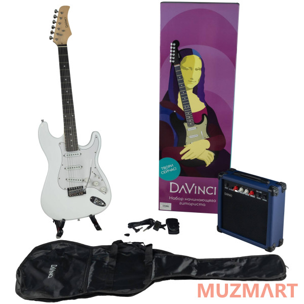 Davinci SET-100 WH Электрогитара в наборе