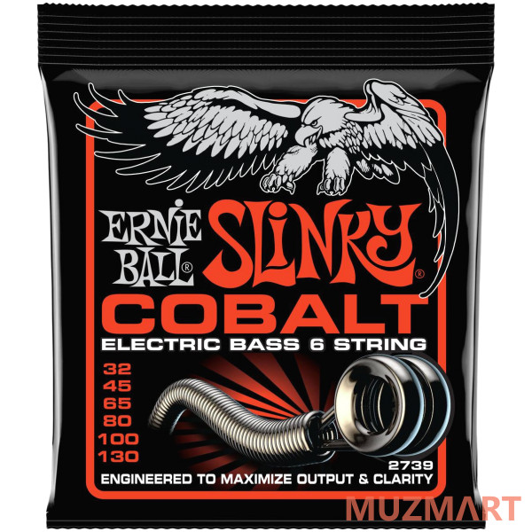 Ernie Ball 2739 Cobalt Slinky 32-130 Струны для бас-гитары 32-130
