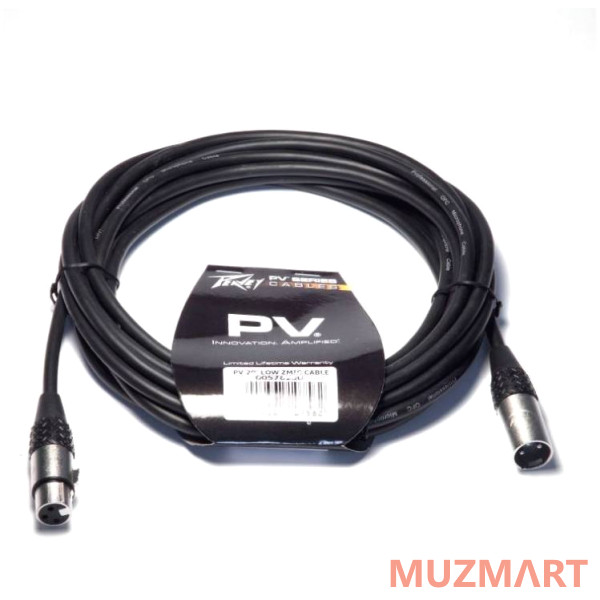 Peavey PV LOW Z 20' Микрофонный кабель XLR(F)-XLR(M), 6 метров
