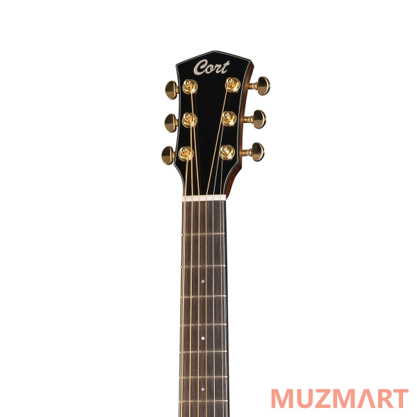 Cort Gold-mini-F-WCASE-NAT Gold Series Электроакустическая гитара уменьшенная, с чехлом