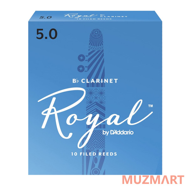 Rico RCB1050 Rico Royal Трости для кларнета Вb, размер 5.0, 10шт