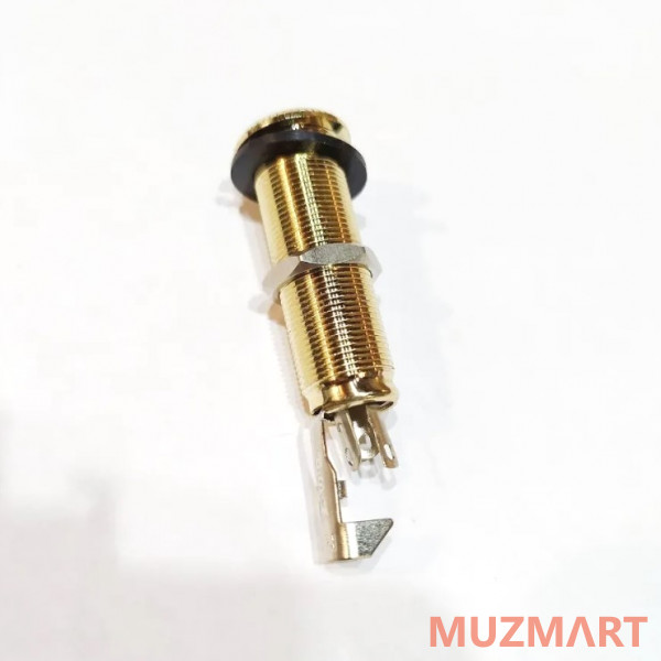 Paxphil LJ-20/2P-GD Выходной разъем электрогитары, золото
