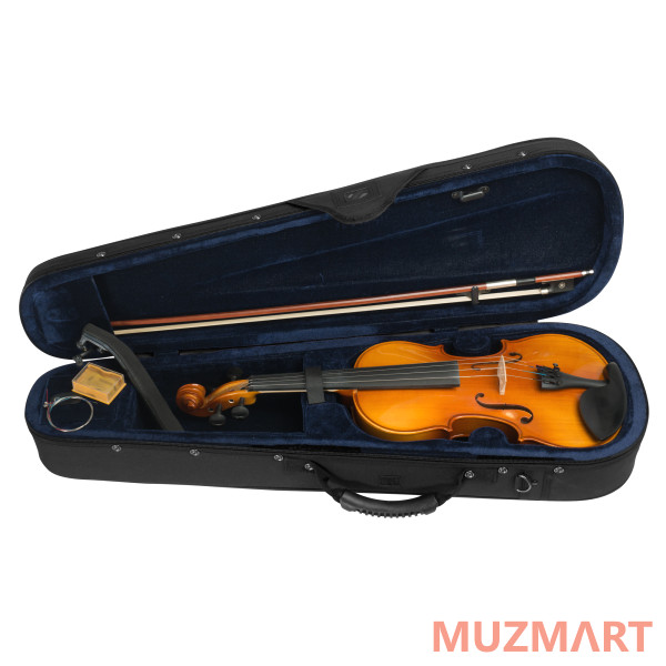 Cascha HH-2050 Скрипка 4/4, с футляром, смычком, запасными струнами, мостиком и канифолью